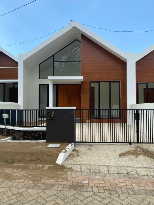 foto tampak rumah tipe 46/103 (AD14) perumahan Greenland at Tidar