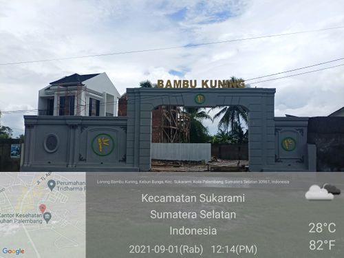 foto gerbang perumahan BAMBU KUNING RESIDENCE