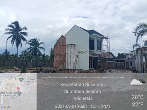 foto posisi tengah perumahan BAMBU KUNING RESIDENCE