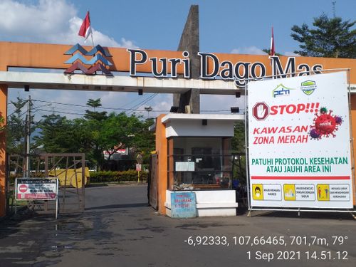 foto gerbang perumahan MEKAR BUANA ASRI
