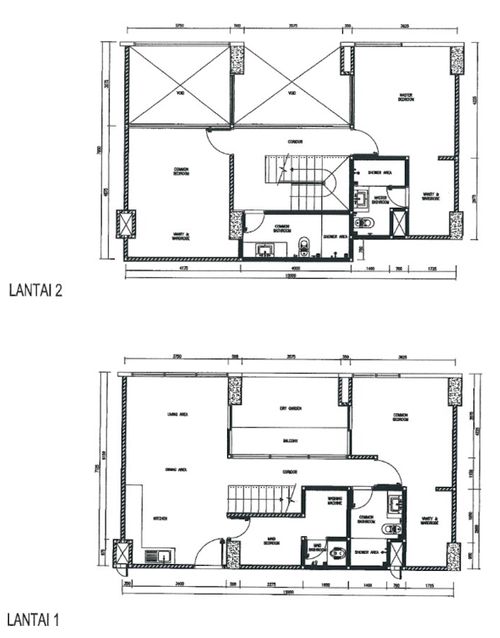 foto denah rumah tipe 3 BEDROOM+ GARDEN A perumahan PADDINGTON HEIGHTS