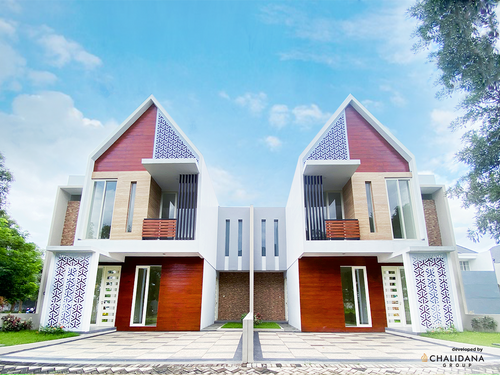 foto tampak rumah tipe SANCAKA perumahan SAFIRA GARDEN