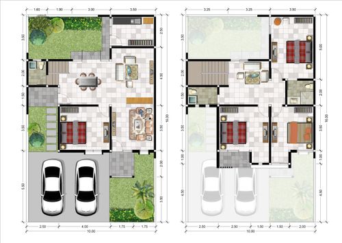 foto denah rumah tipe SANCAKA perumahan SAFIRA GARDEN