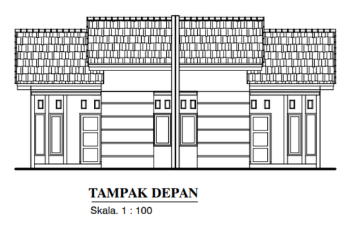 foto tampak rumah tipe 36/98 perumahan Bumi Parahyangan Kencana Soreang