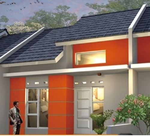 foto tampak rumah tipe 30/60 B perumahan Citra Karawang Megah 