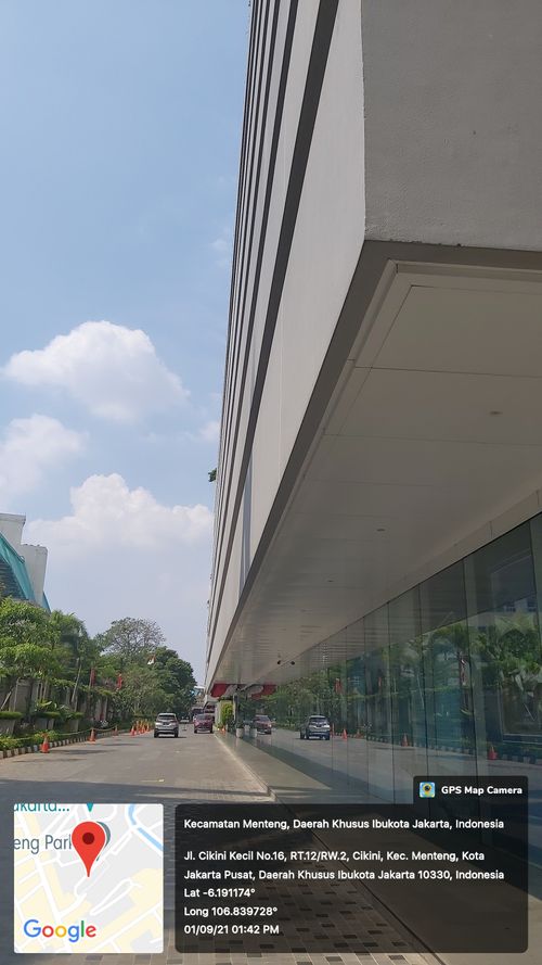foto contoh rumah perumahan Menteng Park Residences