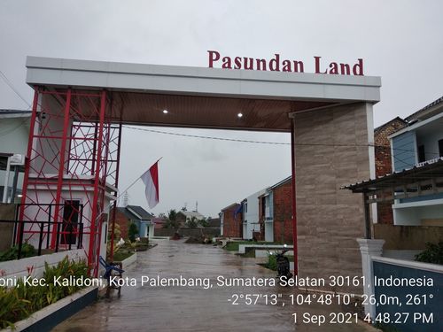 foto gerbang perumahan PASUNDAN LAND