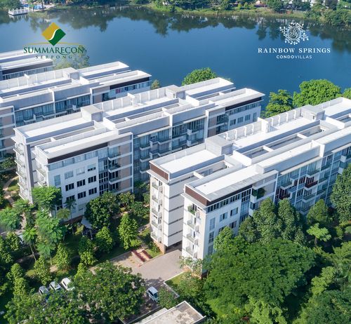 foto tampak rumah tipe 3BR-B perumahan Rainbow Springs Condovilla