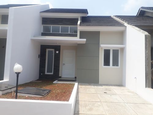 foto tampak rumah tipe Sakura Arjuna perumahan SAKURA REGENCY 3