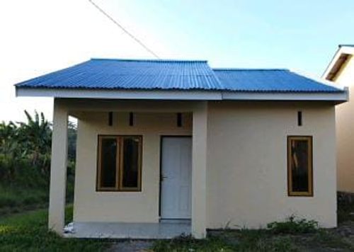 foto tampak rumah tipe 36 perumahan Griya Kelapa Dua