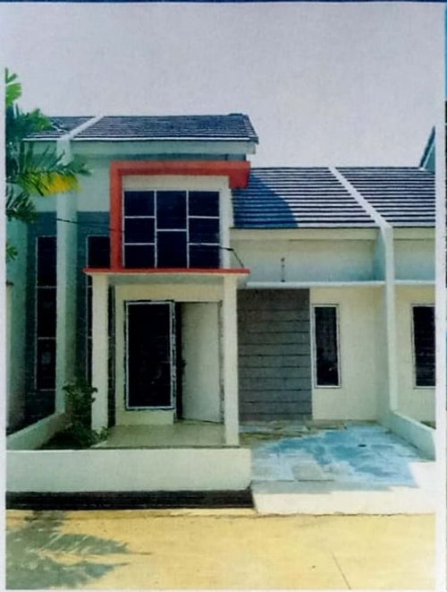 foto tampak rumah tipe 48/72 ( BLOK C ) perumahan MUSTIKA PARK PLACE