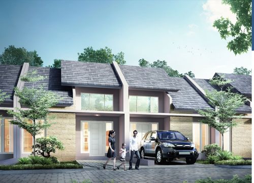 foto tampak rumah tipe 41/20 perumahan TAMAN PONDOK LEGI / PT. KARYA MAKMUR