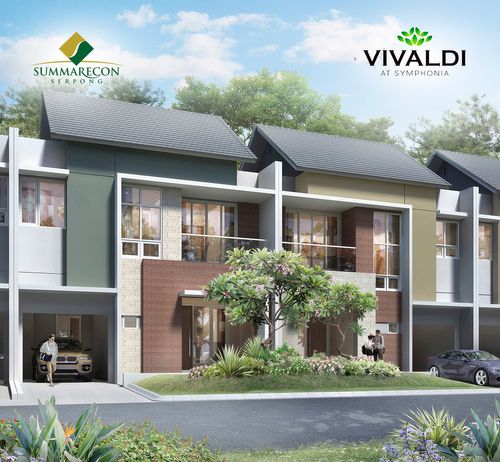 foto tampak rumah tipe Allegretto Premium perumahan Vivaldi