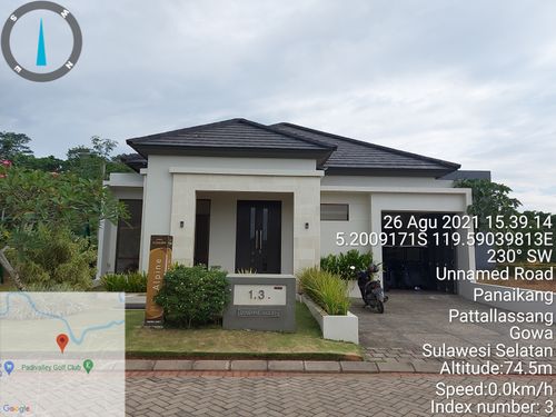 foto tampak rumah tipe ALPINE perumahan CITRAGRAND GALESONG CITY CLUSTER SUNSHINE