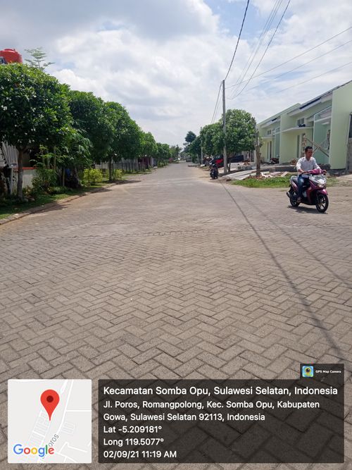 foto posisi tengah perumahan MUTIARA INDAH VILLAGE