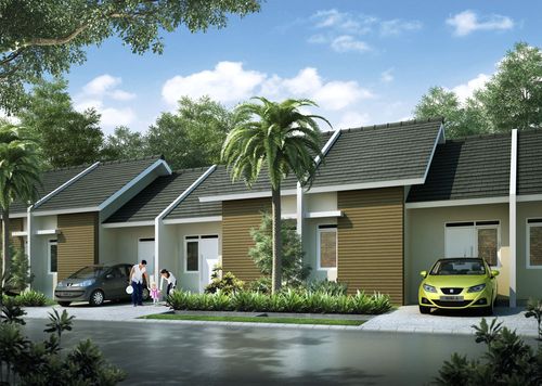 foto tampak rumah tipe Chrysant 1 (154) perumahan CitraIndah City
