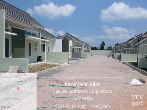 foto posisi tengah perumahan LAVENDER TLOGOADI