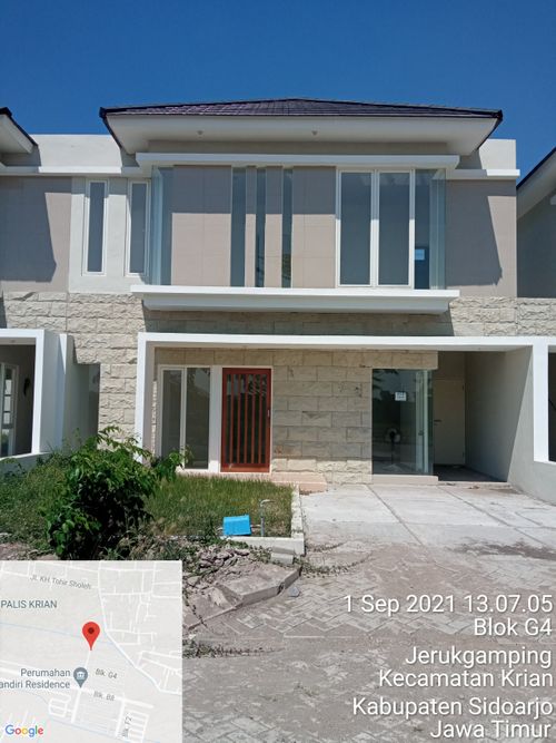foto contoh rumah perumahan Mandiri Residence