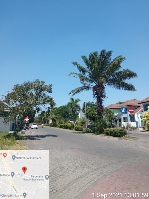 foto posisi tengah perumahan Mandiri Residence
