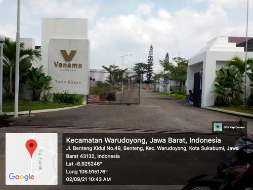 foto gerbang perumahan VANAMA RESIDENCE