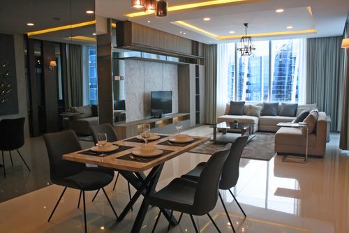 foto tampak rumah tipe 3 BR L & K perumahan Apartemen Regatta VB