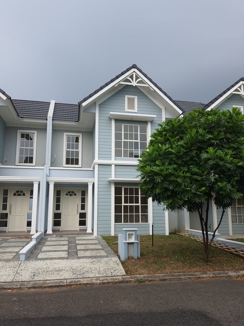 foto contoh rumah perumahan CLUSTER CEMPAKA,SUVARNA PADI.