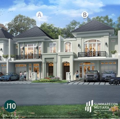 foto tampak rumah tipe J10B STANDAR perumahan SUMMARECON MUTIARA MAKASSAR CLUSTER JADE