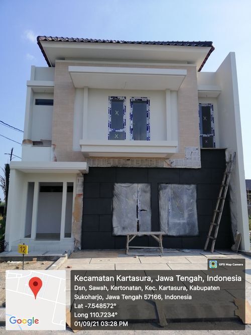 foto tampak rumah tipe ALICE perumahan PERMATA PARKVIEW
