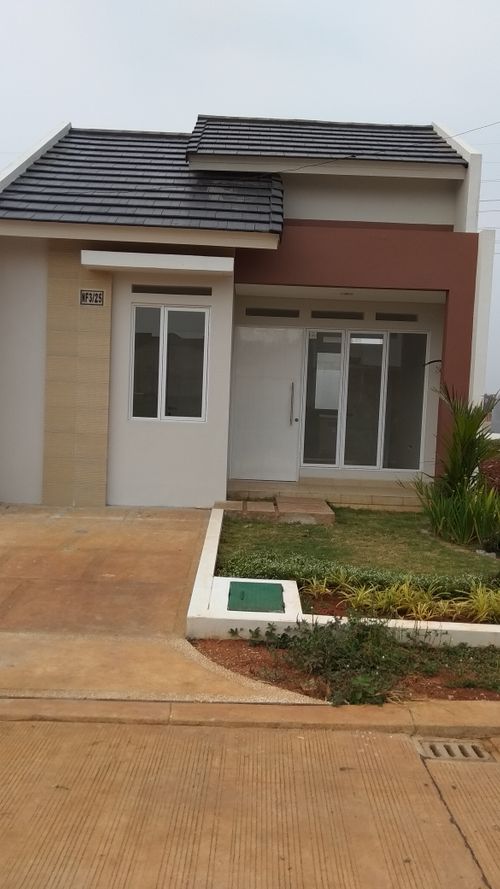 foto tampak rumah tipe NF3-0005 perumahan SERPONG NATURA CITY