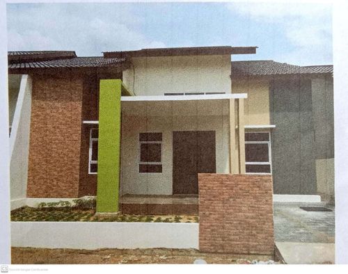 foto tampak rumah tipe 70 perumahan GADING BEVERLY