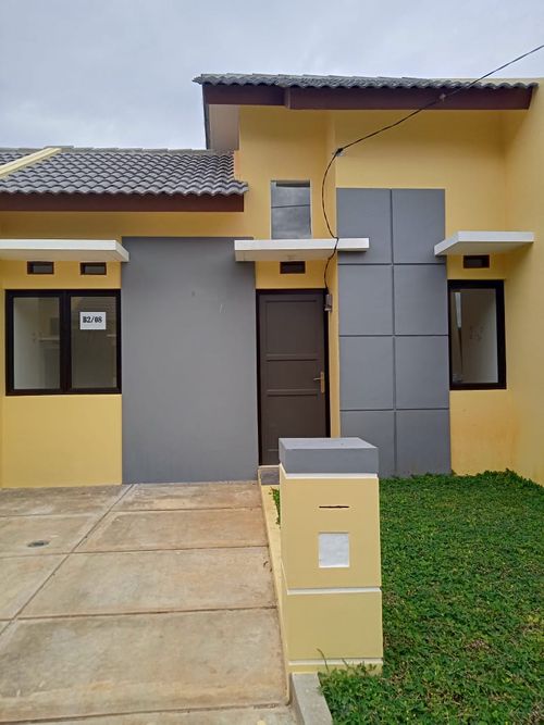 foto tampak rumah tipe 36/72 perumahan GRAHA PONDOK PETIR