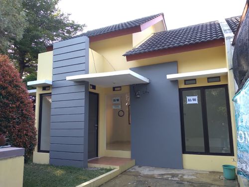 foto tampak rumah tipe 36/109 perumahan GRAHA PONDOK PETIR