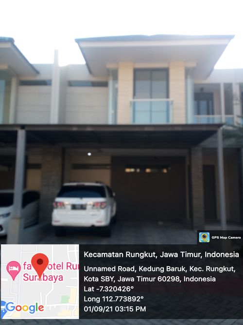 foto tampak rumah tipe AMARILLIS A-9 perumahan SPRINGVILLE RESIDENCE