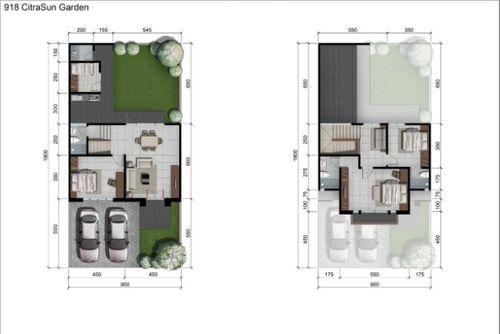 foto denah rumah tipe NEO AMMONITE perumahan CITRASUN GARDEN SEMARANG