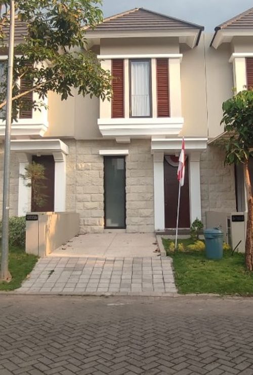 foto tampak rumah tipe APATITE perumahan CITRASUN GARDEN SEMARANG