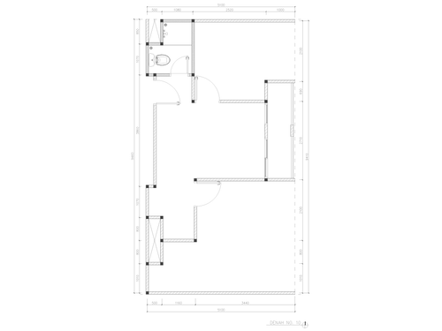 foto denah rumah tipe 2 Bedroom B perumahan Taman Melati Yogyakarta @Sinduadi