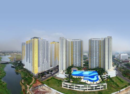 foto tampak rumah tipe ST-F perumahan The Springlake View