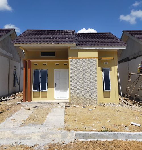 foto tampak rumah tipe 36/142 perumahan Belinyu Residence 1