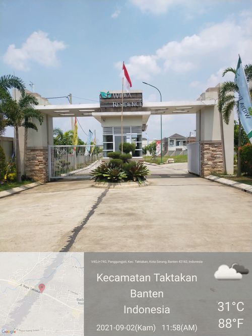 foto gerbang perumahan WIDYA RESIDENCE