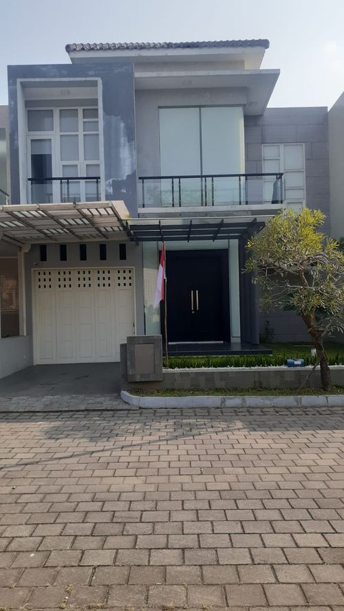 foto tampak rumah tipe 177/150 perumahan PERUMAHAN SENOPATI RESIDENCE