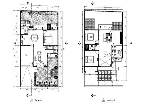 foto denah rumah tipe 177/150 perumahan PERUMAHAN SENOPATI RESIDENCE