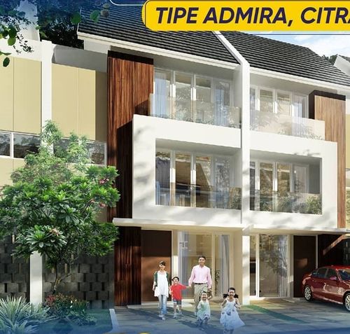 foto tampak rumah tipe ADMIRA 2B perumahan Perumahan Citra 7, CitraGarden City, Jakarta Barat