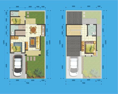 foto denah rumah tipe LOTUS perumahan IMPERIAL GROOVE