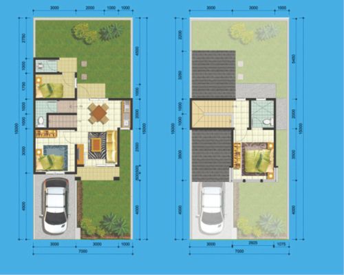 foto denah rumah tipe LOTUS GOLD perumahan IMPERIAL GROOVE