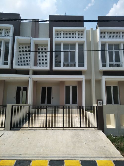 foto tampak rumah tipe 65 GRANDIS B perumahan CENDANA RESIDENCE
