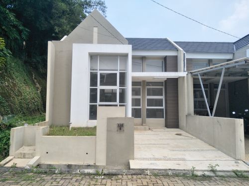 foto tampak rumah tipe 42 CHERRY perumahan CENDANA RESIDENCE