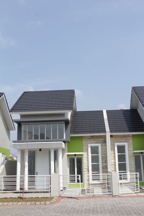 foto tampak rumah tipe JASMINE perumahan BLUKID RESIDENCE 3