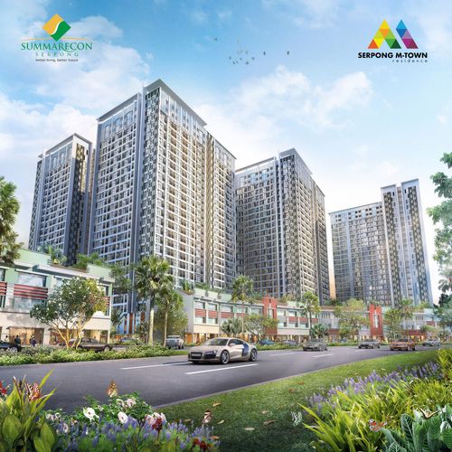 foto tampak rumah tipe ST-MTR perumahan M-Town Signature & M-Town Residence