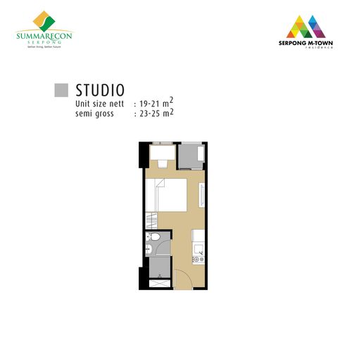 foto denah rumah tipe ST-MTR perumahan M-Town Signature & M-Town Residence