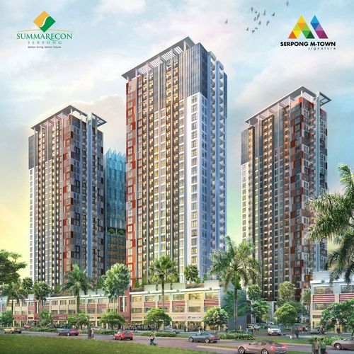 foto tampak rumah tipe 2BR-MTS perumahan M-Town Signature & M-Town Residence